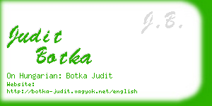 judit botka business card